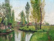 George Barret Figure by the River Sweden oil painting artist